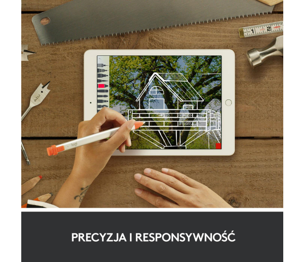 Logitech Crayon iPad pomarańczowy - 468924 - zdjęcie 6